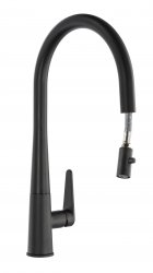 Abode Coniq R Single Lever Mixer Tap w/Pull Out - Matt Black