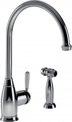 Abode Astbury Single Lever Mixer Tap w/Handspray - Chrome