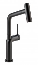 Abode Tubist T Single Lever Mixer Tap w/Pull Out - Matt Black