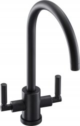 Abode Atlas Monobloc Aquifier Mixer Tap - Matt Black