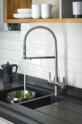 Abode 3 IN 1 Professional Monobloc Tap - Chrome