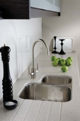 Abode Atlas Monobloc Mixer Tap - Brushed Brass