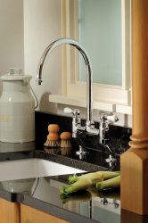 Abode Ludlow Bridge Mixer Tap - Chrome