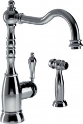 Abode Prothia 3 IN 1 Quad Spout Slimline Monobloc Tap - Chrome