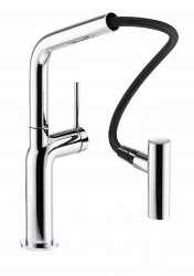 Abode Tubist T Single Lever Mixer Tap w/Pull Out - Chrome
