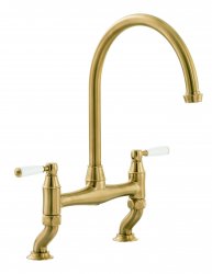 Abode Astbury Bridge Mixer Tap - Chrome