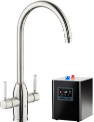 Abode Province 4 IN 1 Monobloc Tap & Proboil.4E Tank - Brushed Nickel