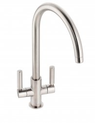 Abode Globe Monobloc Mixer Tap - Brushed Nickel