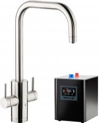 Abode Project 4 IN 1 Monobloc Tap & Proboil.4E Tank - Brushed Nickel