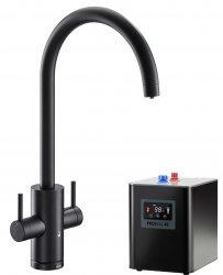 Abode Profile 4 IN 1 Monobloc Tap & Proboil.4E Tank - Matt Black