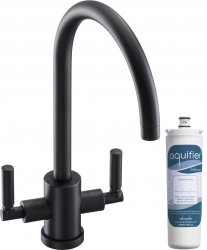 Abode Atlas Monobloc Aquifier Mixer Tap - Matt Black