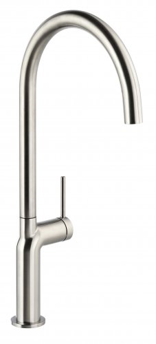 Abode Tubist Single Lever Mixer Tap - Brushed Nickel