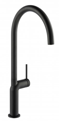 Abode Tubist Single Lever Mixer Tap - Matt Black