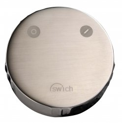 Abode Swich Diverter Valve - Round Handle w/High Resin Filter - Brushed Nickel