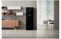 Hotpoint HBNF 55181 B AQUA UK 1 F/S Frost Free 50/50 Fridge Freezer - Black