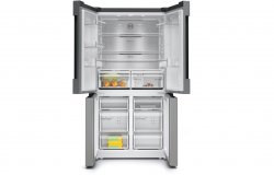 Bosch Series 6 KFN96APEAG F/S Frost Free 4 Door Fridge Freezer - Metallic Silver