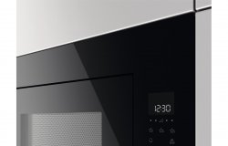 Zanussi ZMBN4SX B/I Microwave - Black Glass & St/Steel