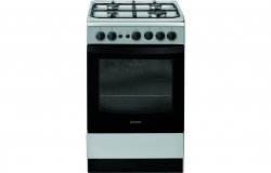 Indesit IS5G1PMSS/UK Slim Gas Cooker - Silver