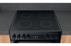 Hotpoint HDM67V92HCB/UK Electric Cooker - Black