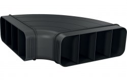 Bosch HEZ9VDSB1 Flat Horizontal 90Â° Bend - Black
