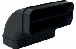 Bosch HEZ9VDSB2 Flat Vertical 90Â° Bend - Black (Large)