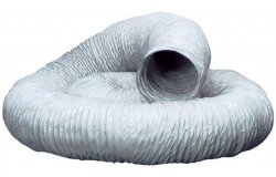 Manrose 120mm Flexible Ducting (1m) - White