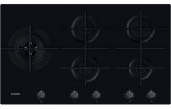 Whirlpool GOWL 958/NB 90cm Gas on Glass Hob - Black