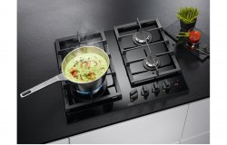 AEG HKB64450NB 60cm Gas on Glass Hob - Black