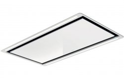 Elica HiLight Glass H30 100cm Ceiling Hood (30cm High) - White Glass
