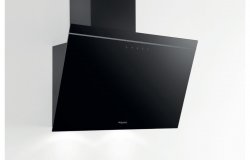 Hotpoint PHVP 62F LT K 60cm Angled Chimney Hood - Black