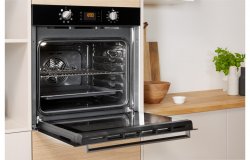 Hotpoint DU2 540 BL B/U Double Electric Oven - Black