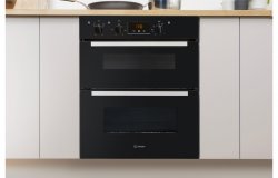 Indesit IFW 6340 BL UK B/I Single Electric Oven - Black