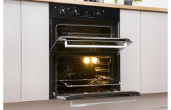 Indesit IFW 6340 BL UK B/I Single Electric Oven - Black