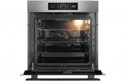 Indesit IDU 6340 BL B/U Double Electric Oven - Black