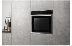 Hotpoint SI6 874 SH IX B/I Single Electric Oven - Black & St/Steel