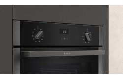 Neff N50 B6ACH7HG0B B/I Single Slide&Hide Pyrolytic Oven - Graphite Grey