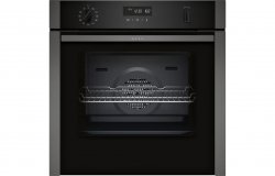 Neff N50 B6ACH7HG0B B/I Single Slide&Hide Pyrolytic Oven - Graphite Grey