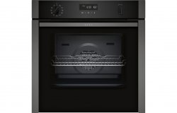 Neff N50 B6ACH7HG0B B/I Single Slide&Hide Pyrolytic Oven - Graphite Grey