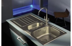 Abode Mikro 1.5B & Drainer Inset Sink (Boxed inc. wastes) - St/Steel
