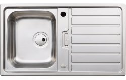 Abode Neron Compact 1B & Drainer Inset Sink - St/Steel