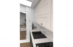 Abode Oriel 1B & Drainer Granite Inset Sink - Frost White
