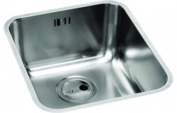 Abode Matrix R50 1B 340mm Undermount Sink - St/Steel