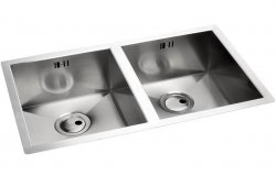 Abode Matrix R0 2B Undermount Sink - Brushed Steel