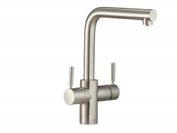 InSinkErator 3N1 L Shape Tap Only - Brushed Steel