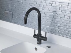 InSinkErator 4N1 J Shape Tap Only - Velvet Black