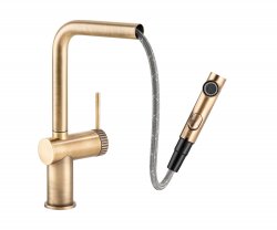 Abode Fraction Pull-Out Mixer Tap - Chrome