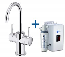 InSinkErator FHC3010 Hot/Cold Water Mixer Tap & Neo Tank - Chrome