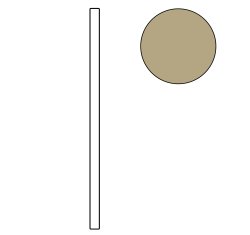 2200 x 100 x 18mm Wall Scribe / Filler - Cashmere