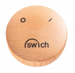 Abode Swich Diverter Valve - Round Handle w/Classic Filter - Beech