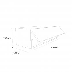 Sheraton 600mm Standard Wall Bridging Unit - (Ready Assembled)